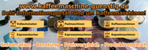 Titelbild Kaffeemaschine günstig