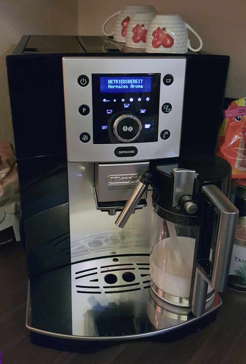 Kaffee Vollautomat mit Kakao Funktion